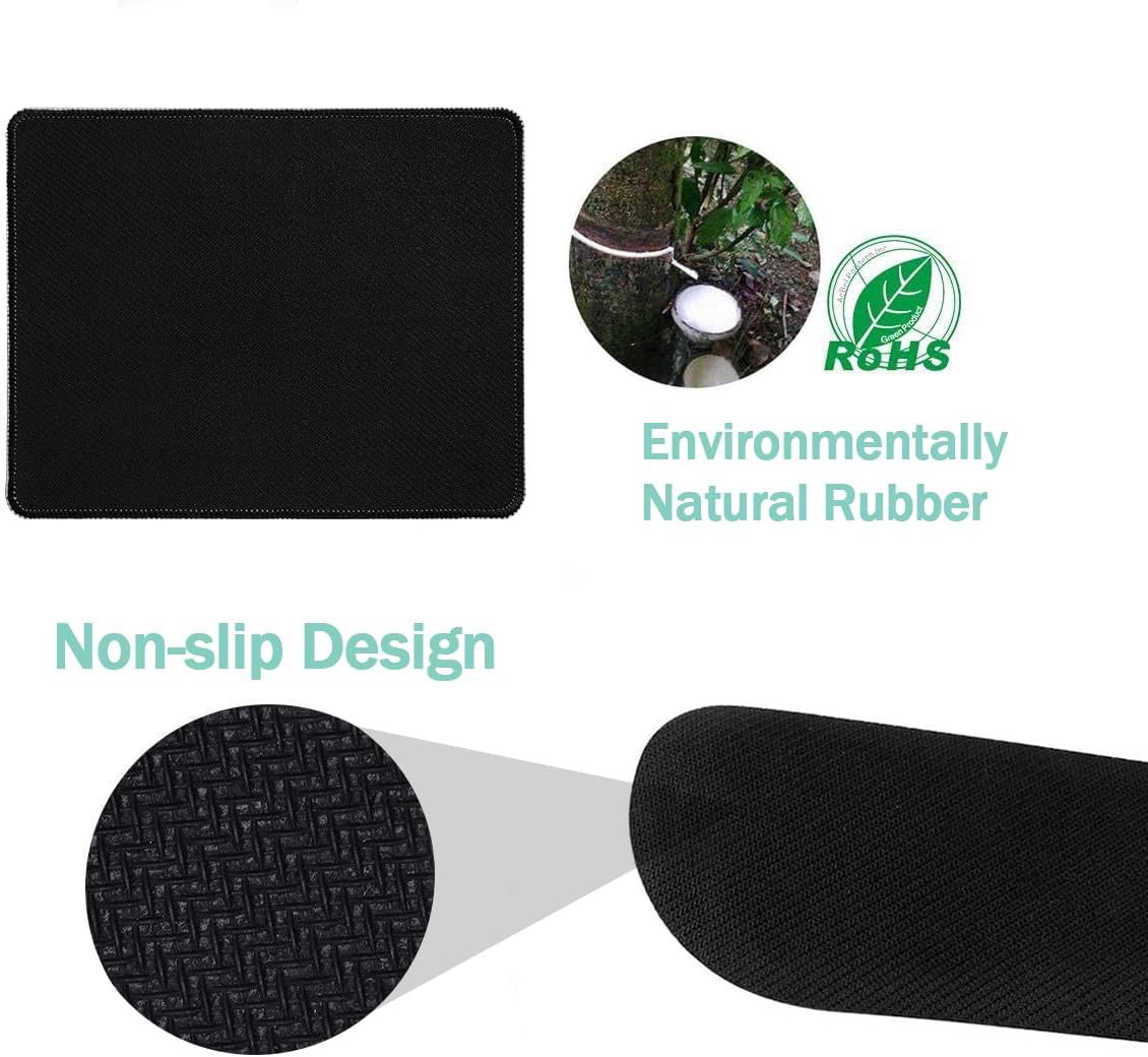 Keyboard Wrist Rest + Mouse Pad + Mouse Wrist Rest Support Set, Memory Foam Support Keyboard Mouse Pad Set for Computer, Laptop, Home & Office - Green Marble