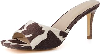 CUSHIONAIRE Evie Kitten Heel Sandals for Women, Slip On One Band Dress Sandals with Memory Foam, Wide Widths and 3 Inch Heel