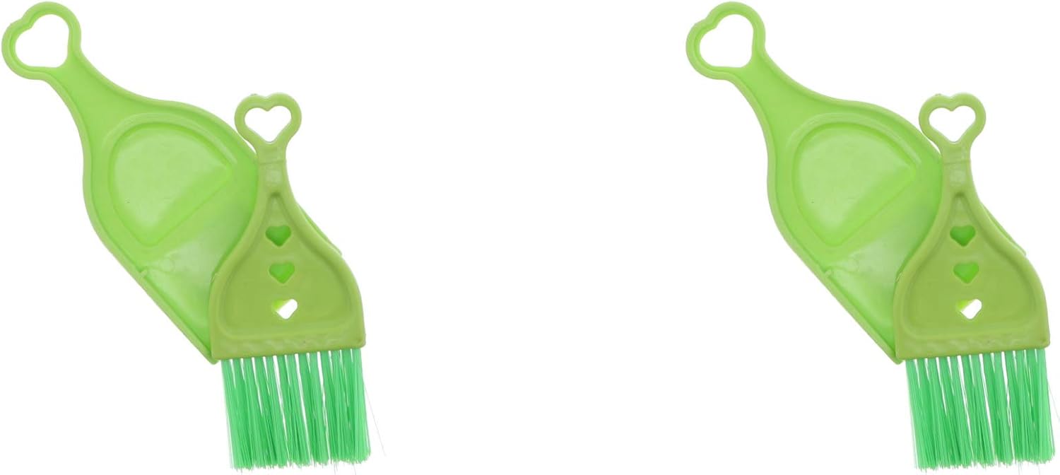 Yellow Mini Dustpan with Brush - Set of 2