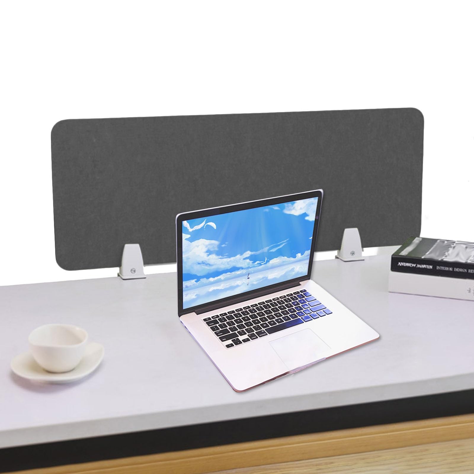 HJYCLFAZU Portable Desk Divider Panel, for Home Office, Acoustic Cubicle System Classrooms, Single Panel Table Partition, Soundproof Workspace