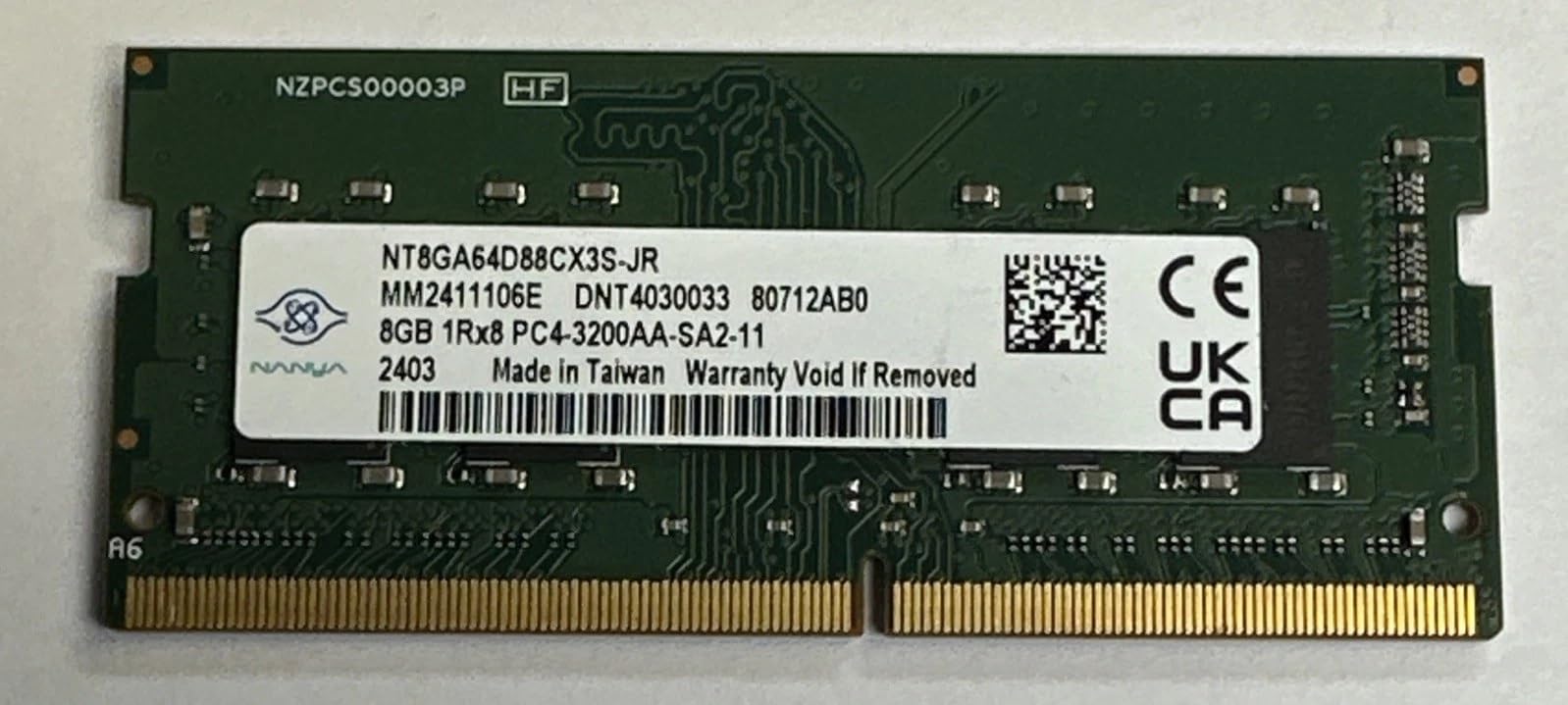 Galimu 8GB PC4-25600 DDR4-3200MHZ SODIMM Notebook PC Ram PC4