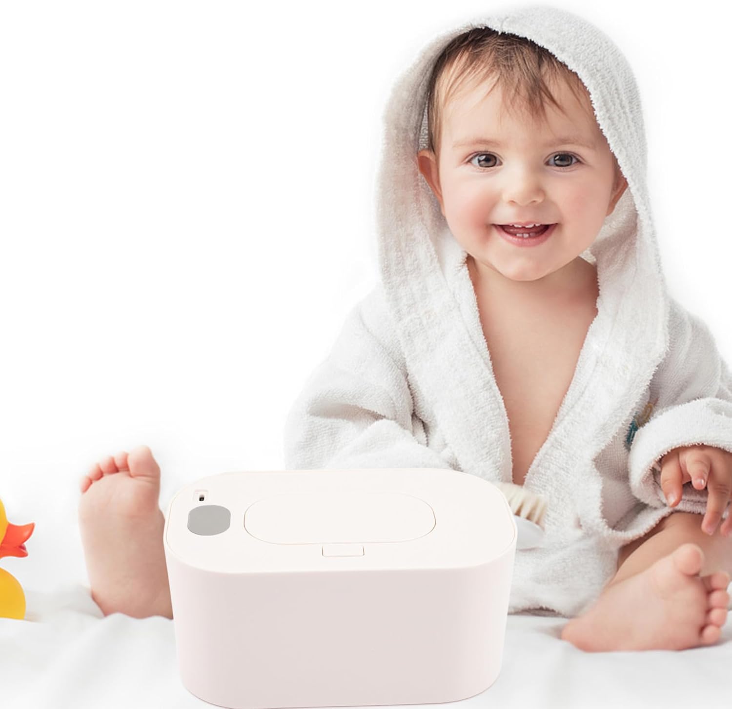 IMIKEYA USB Baby Wipe Warmer Dispenser Portable Charging Wet Wipes Box for Travel Indoor/Outdoor Use Temperature Controlled Tissue Warmer for Newborns