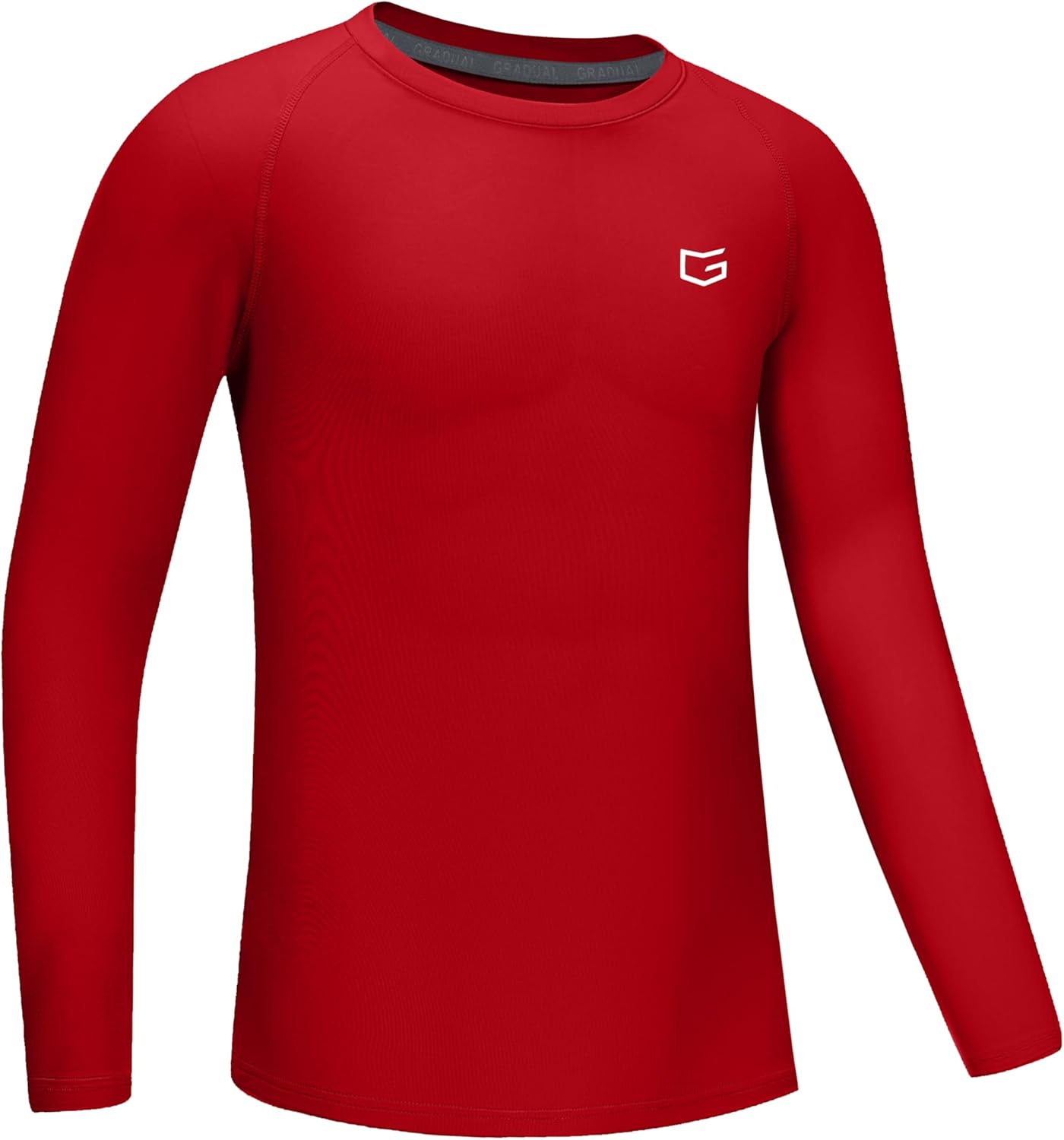 G Gradual Boys Youth Compression Shirt Long Sleeve Football Baseball Undershirt Quick Dry Sports Base Layer for Boy