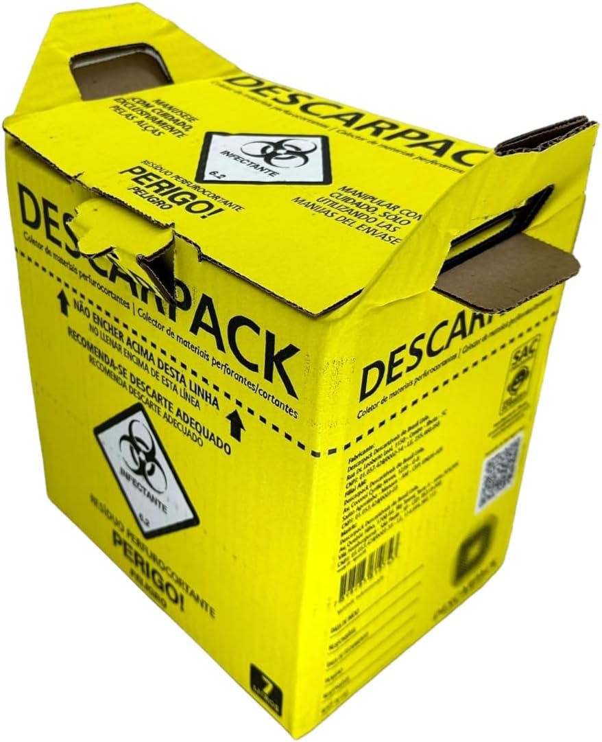 Coletor para Material Perfurocortante Descarpack - 7L
