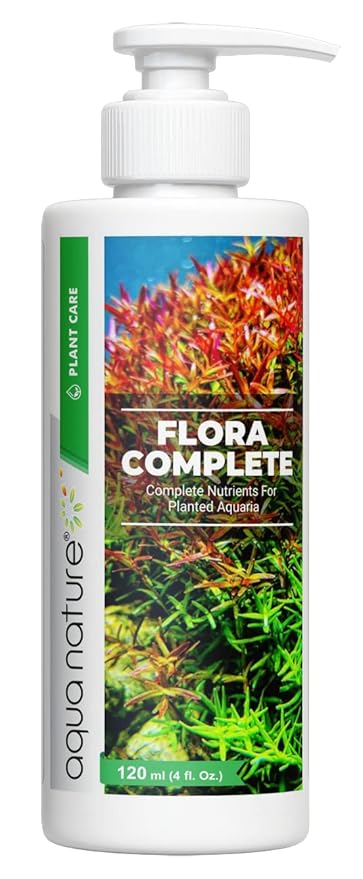 AquaNature Flora-Complete Plant Nutrient for Freshwater Planted Aquaria (120ml)