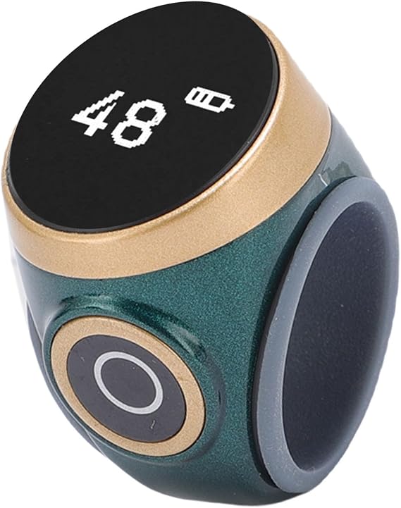 Dpofirs Finger Smart Ring Counter, Smart Ring Counter Digital Accurate Counting Water Proof for Workout