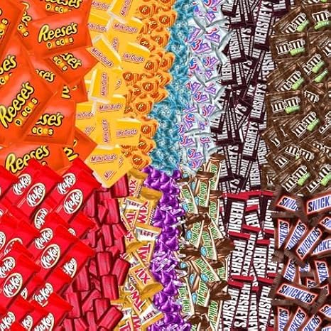 Bulk Chocolate Assortment Variety Pack - Chocolate Candy Variety Pack - 8 lb Bag of Mixed Treats, Milk, Dark, and more! Bulk Candy (8 LBS) - Father's Day
