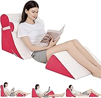 Vista 17 de 4PCS Orthopedic Bed Wedge Pillow Set for Post Surgery&Pain Relief,Adjustable Wedge Pillow for Back,Acid Reflux,Sitting up in Dark Brown