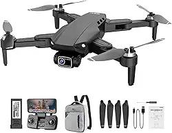 Drone Profesional,L900 Pro Aircraft Se Gps 4K-5G Ultra-Clear-Visual Evitar Obstáculos Wifi Distância de Transmissão de Imagem 300-600M Aeronave Uav (1 Bateria + Mochila, Com Mochila）
