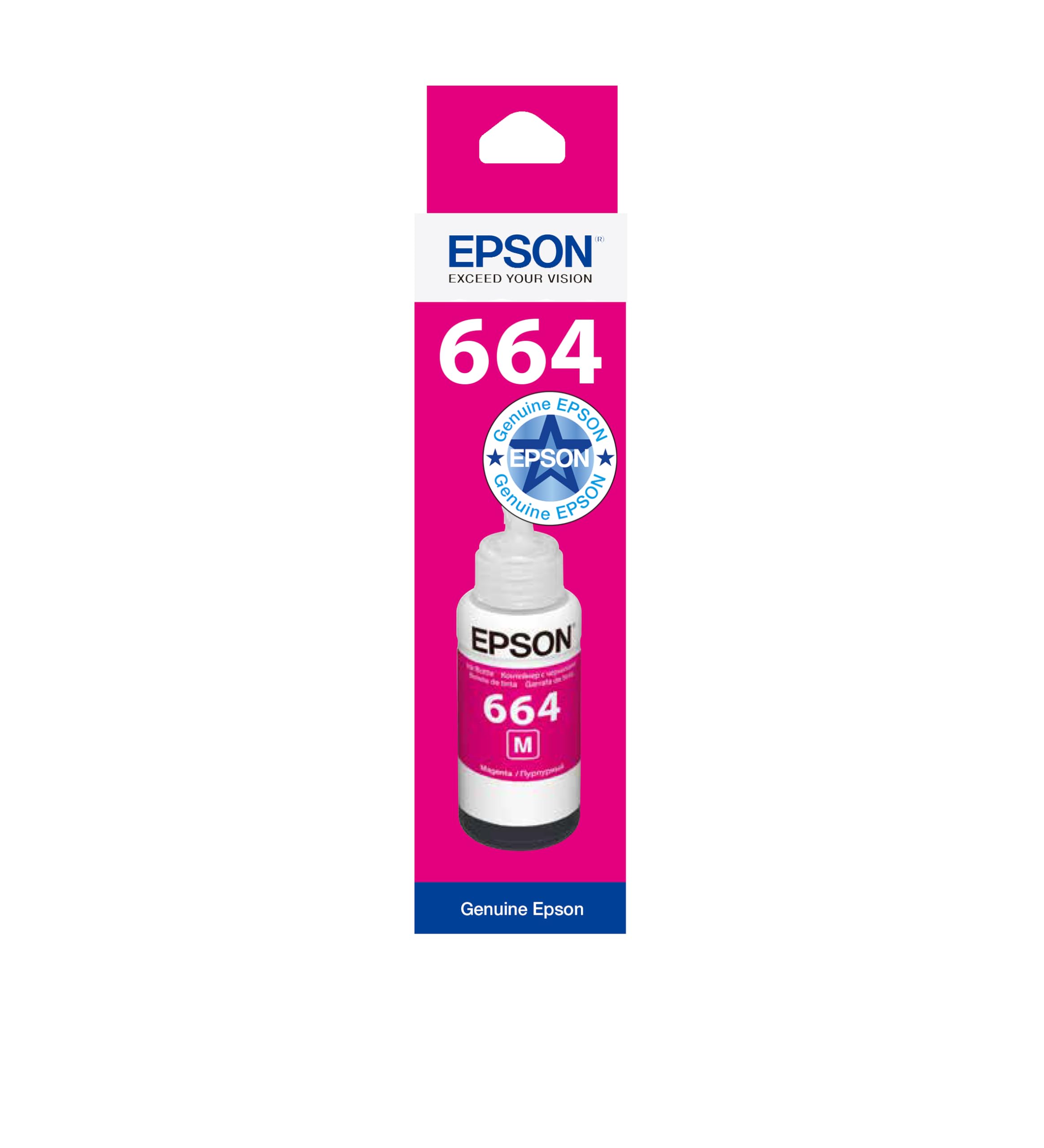 Epson EcoTank 664 Magenta Genuine Ink Bottle
