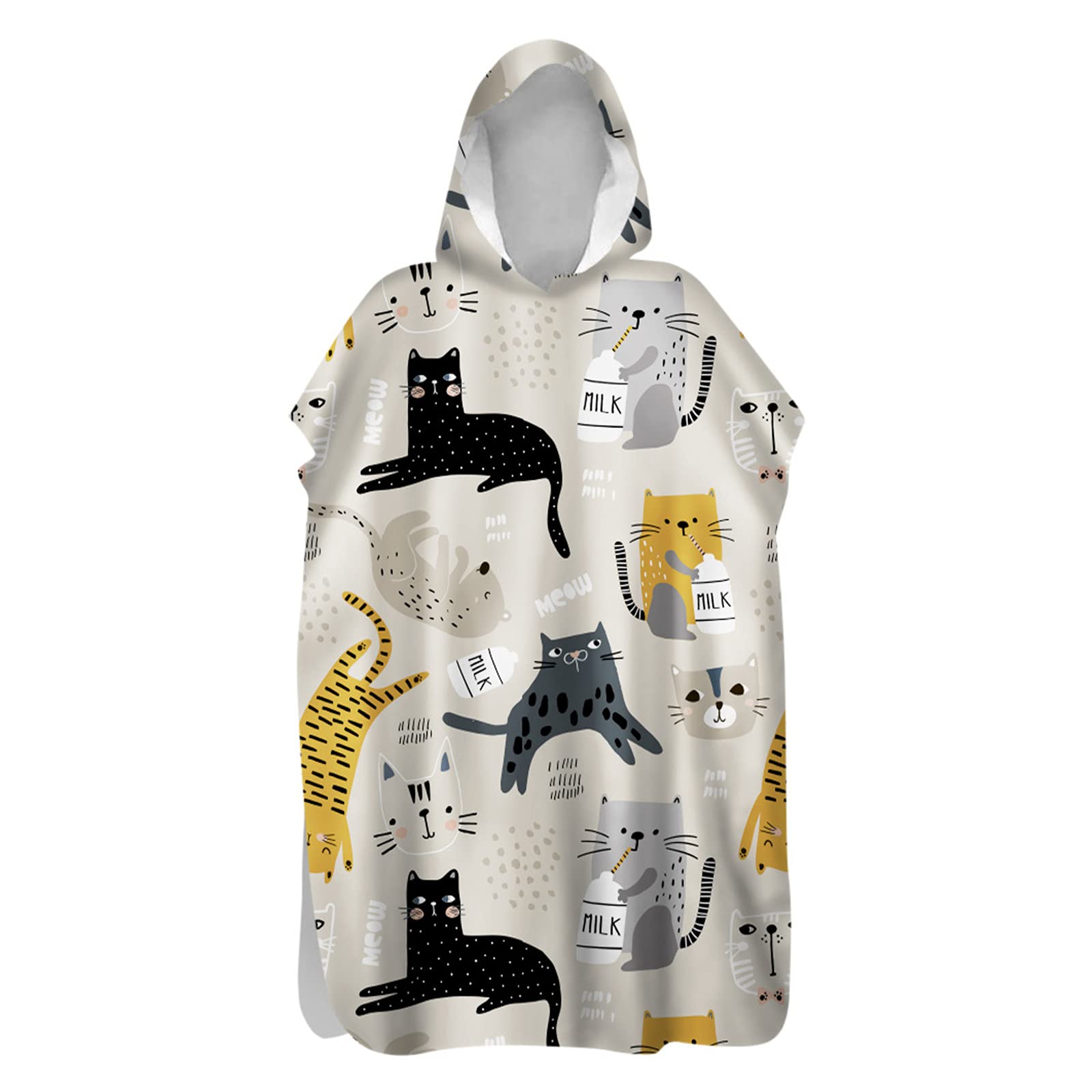 Chickwin Badeponcho Mit Kapuze - Mikrofaser Schnelltrocknend