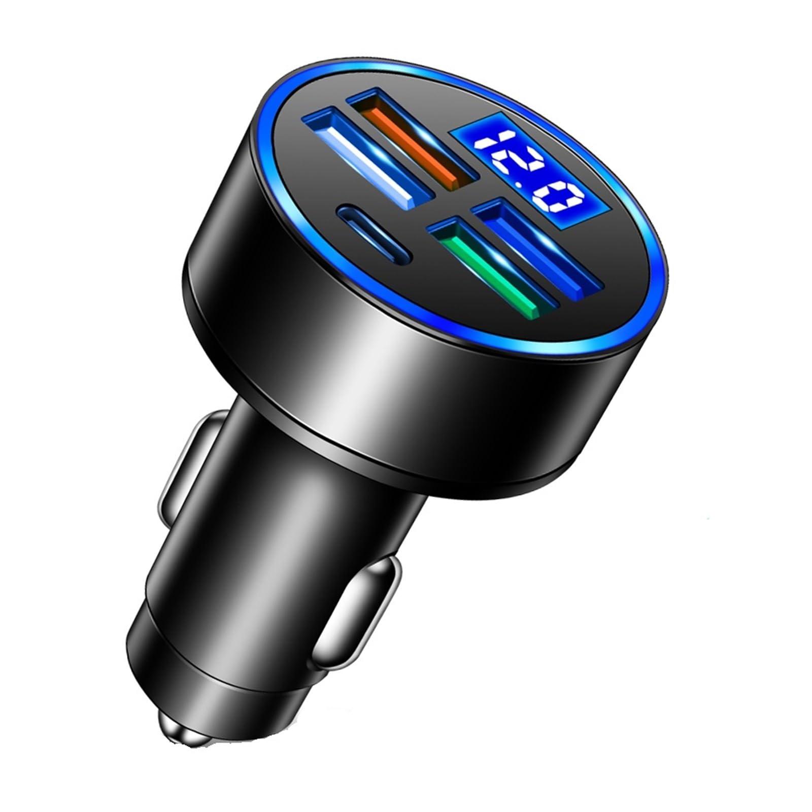 caricabatterie auto, Adattatore for telefono di tipo C con ricarica USB da 3, 1 A(4UC)