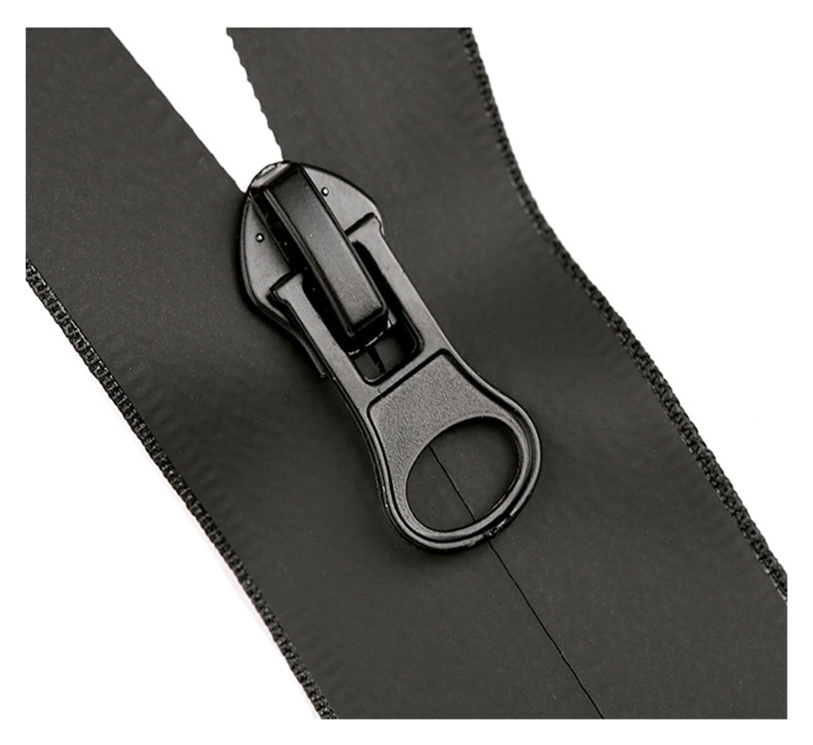 Tirones para deslizamientos de cremallera de metal 5 uds 5# instalación de cremallera impermeable for bolsa con cremallera de nailon Invisible chaqueta con cabezal de cremallera costura DIY(100pieces