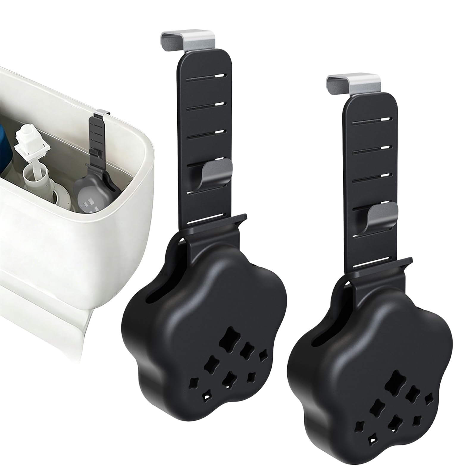 Nucelit Resistant Toilet Water Container Dispenser with Open Design for Even Dissolution and Effective Toilet Bowl Cleaner Clip