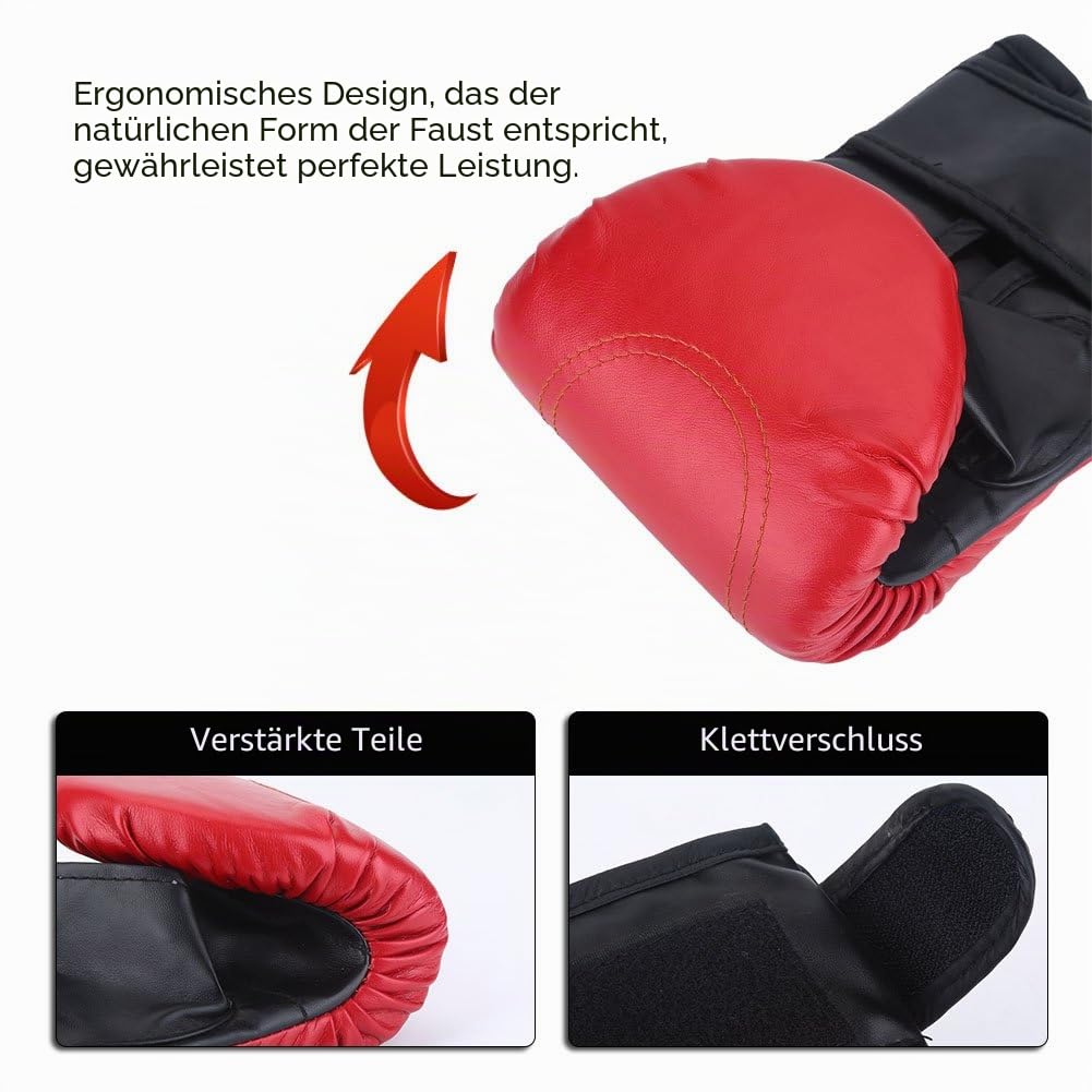 Boxhandschuhe,MMA Handschuhe,Trainingshandschuhe mit Polsterung für Train Muay,Thai,Kickboxen,Boxsack und Sparring