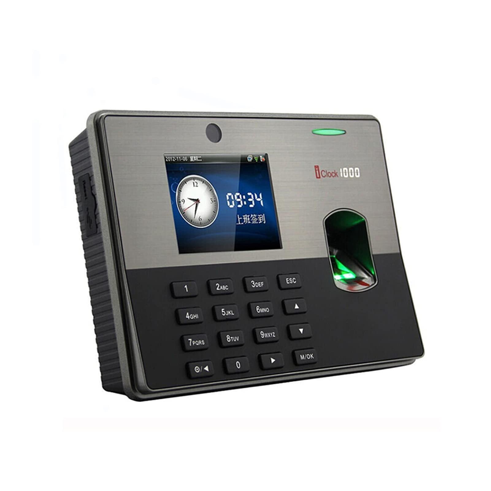 Cartes de pointage IClock1000 Smart Office Reconnaissance d'empreintes digitales Pointage Terminal Intelligent Enregistreur d'horloge faciale des employés Point