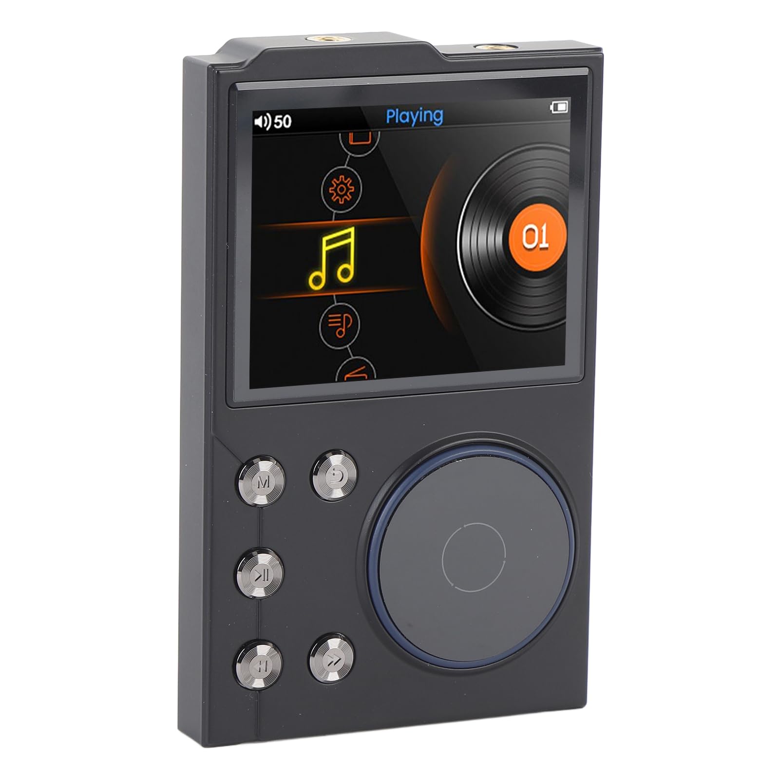GOWENIC Lettore Musicale DSD Portatile Senza Perdita di Dati |Lettore MP3 con Display HD da 2,4 Pollici con Bluetooth 5.3 per Viaggi, Spazio di Archiviazione da 16 GB, Batteria da 10 Ore
