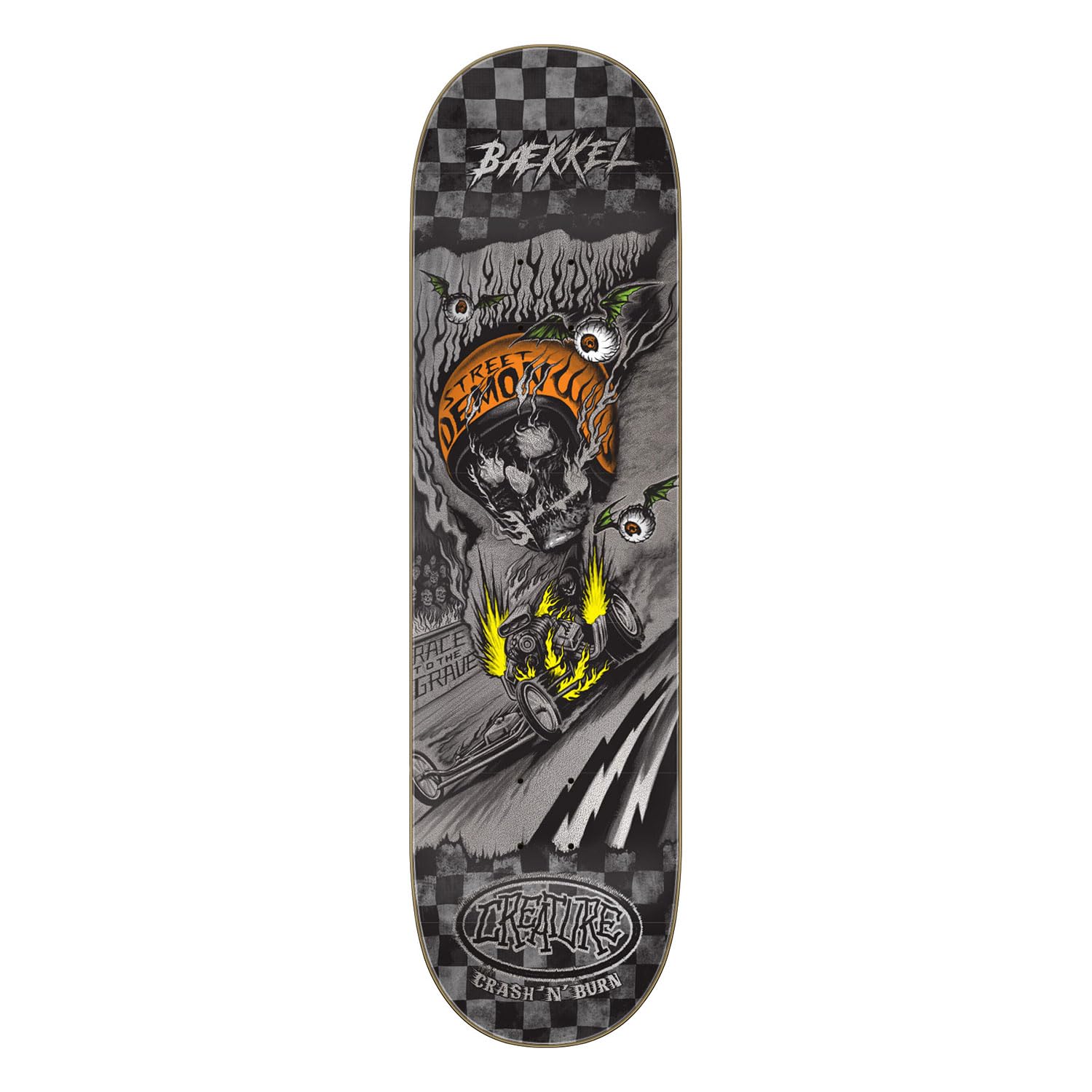 Creature Baekkel Crash and Burn Pro 8.6in x 32.11in Skateboard Decks