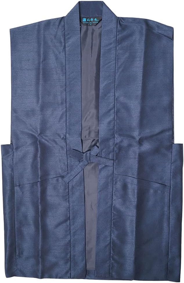 希少！逸品！笹倉玄照堂の藍染型染木綿のレディースジャケットL〜LL 藍