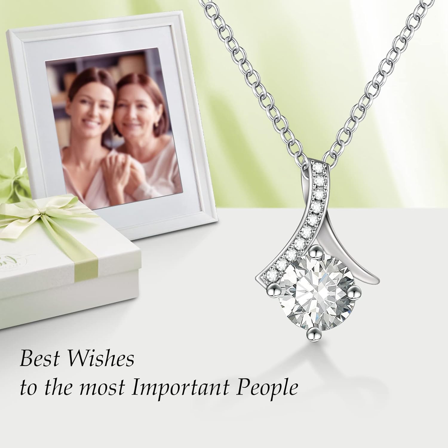 Niece Gifts from Auntie - Aunt Gifts from Niece - Aunt Niece Necklace for Birthday Christmas Graduation Wedding With Nice Message Card and Box - Image 4