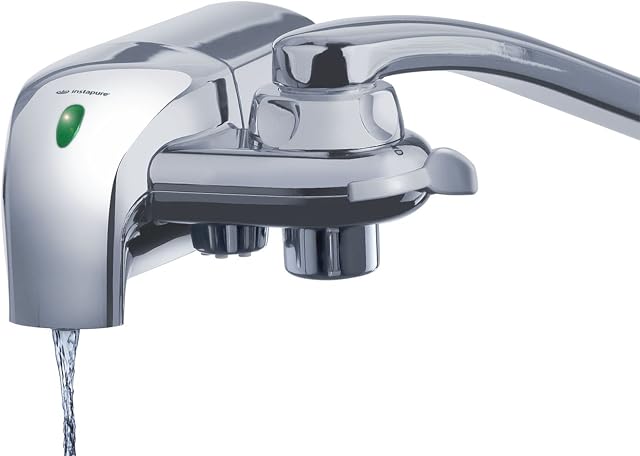 InstaPure F8CU-1ES Faucet Mount Water Filter System, Chrome by Instapure