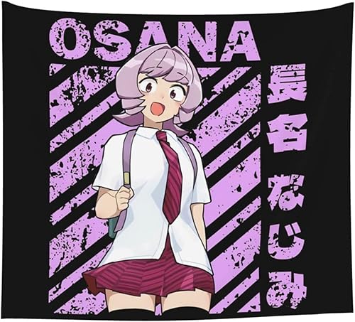 Miniatura 6 de Flokoo Komi Can'T Communicate Tapiz decorativo de pared colgante para sala de estar, dormitorio, cocina, dormitorio, hogar, 60 x 51 pulgadas