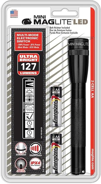 MagLite MINI LED FLASH LIGHT 2 CELL AA - 1 Each