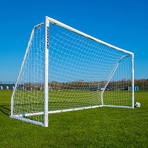 Quickplay Q-Fold Match Soccer Goal | The 30 Second Folding Soccer Goal Match Standard [Single Goal] The Best Weatherproof Soccer Net For Adults & Kids #TOP2
