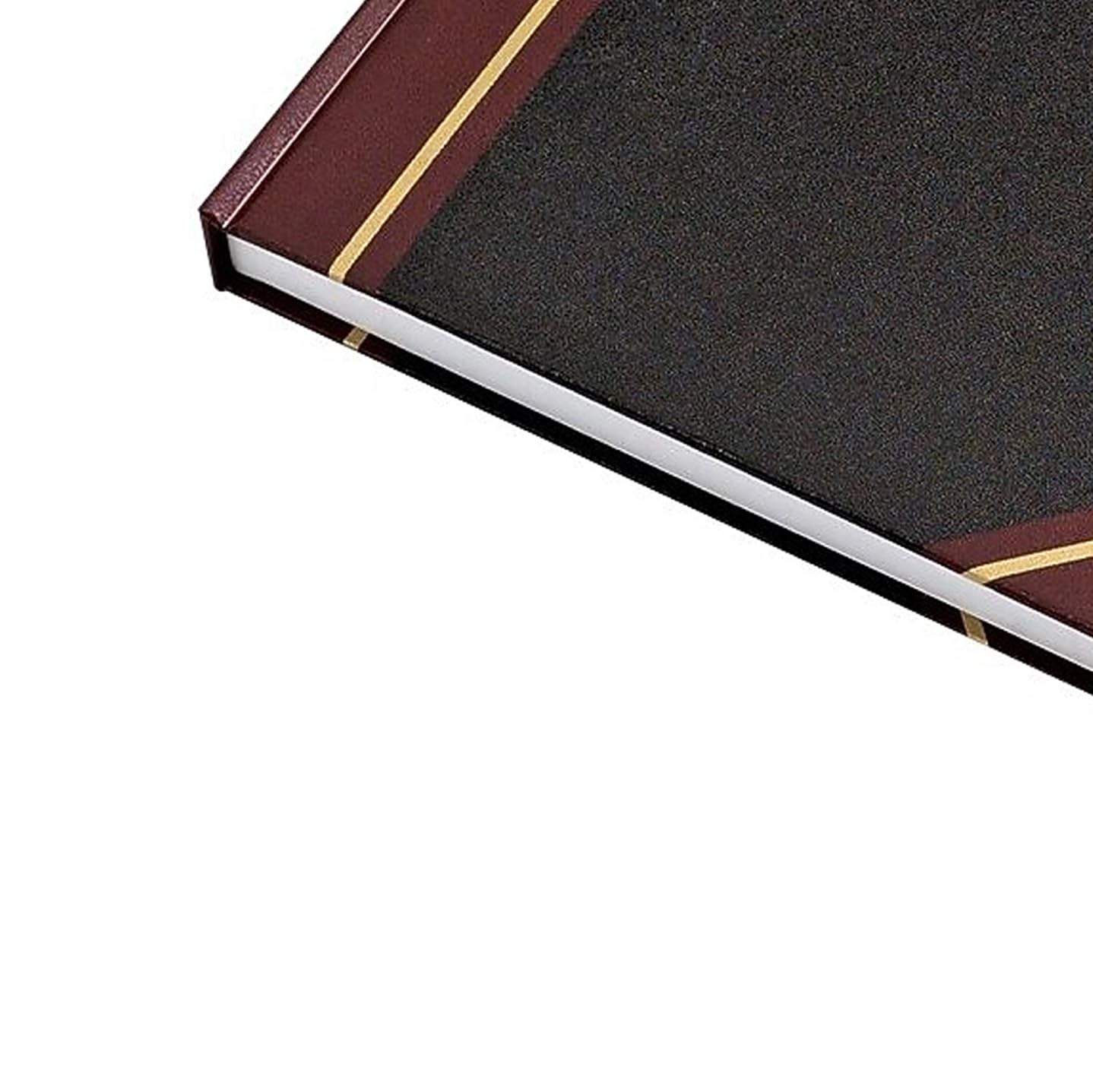 Staples Libro de registros, 300 páginas, negro (26510)