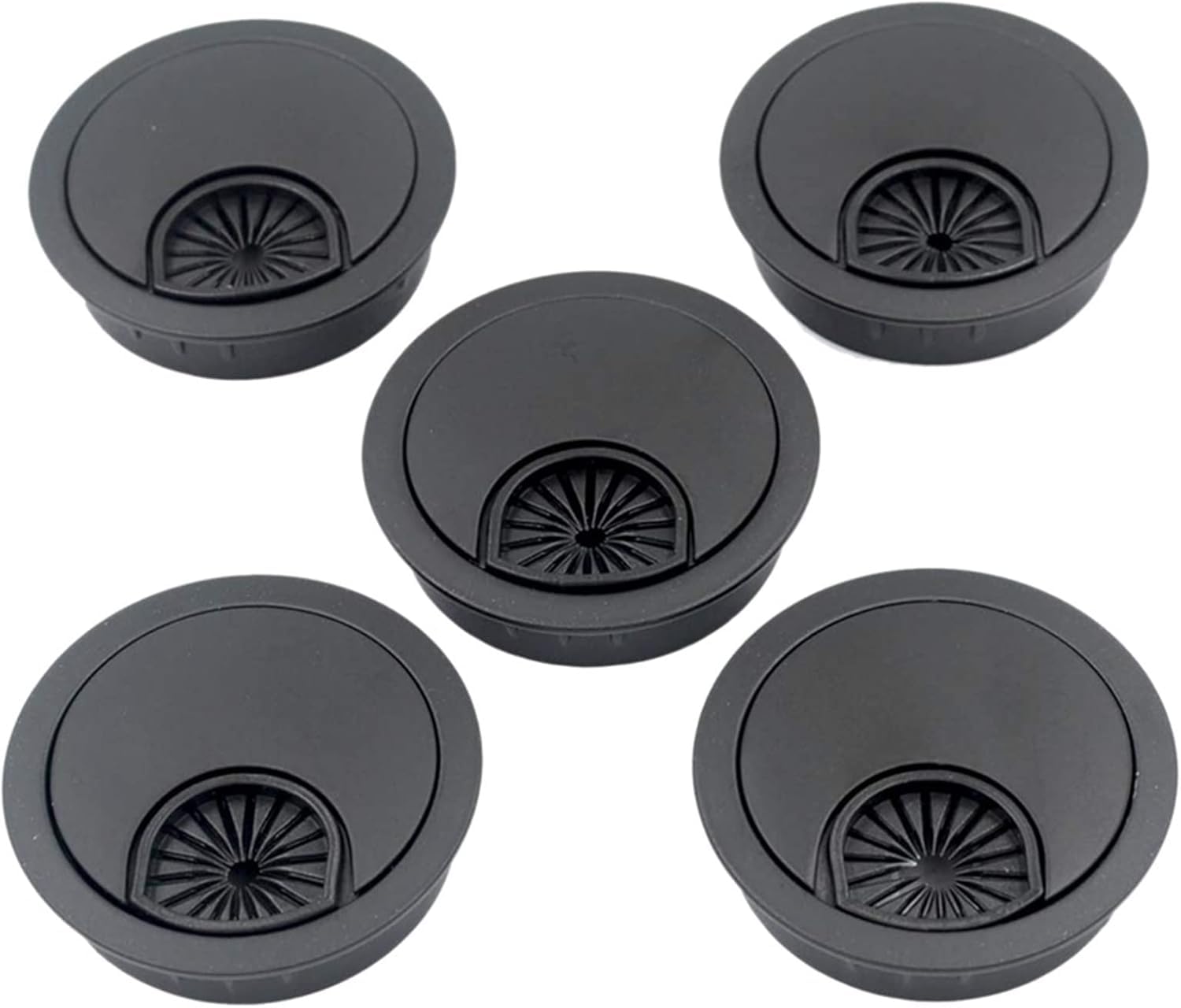 Desk Grommet,5Pc,2 Inch Desk Wire Cord Cable Hole Cover,Desk Organizer Plastic Cover,