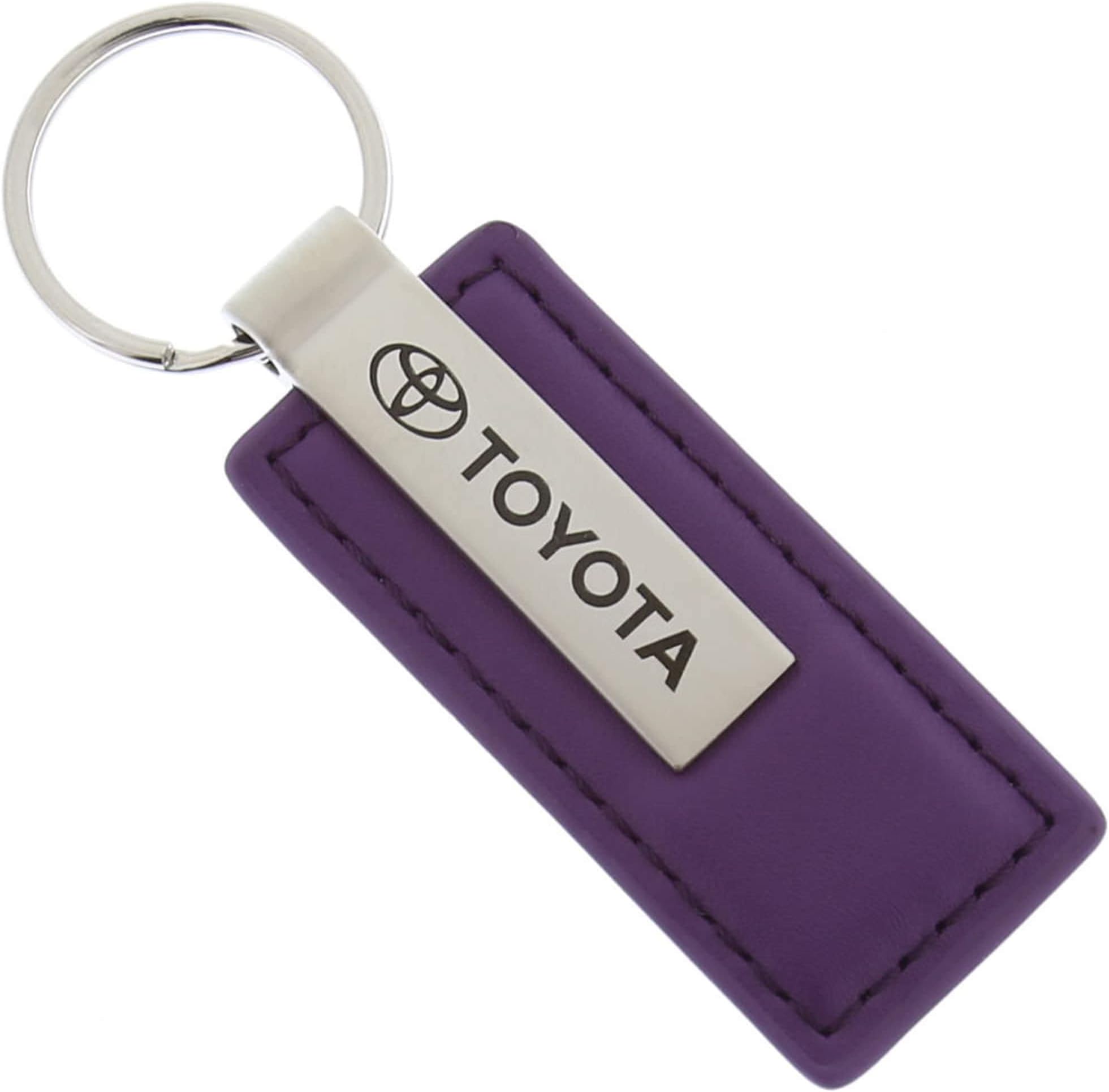 Au-TOMOTIVE GOLD Rectangular Leather Key chain for Toyota