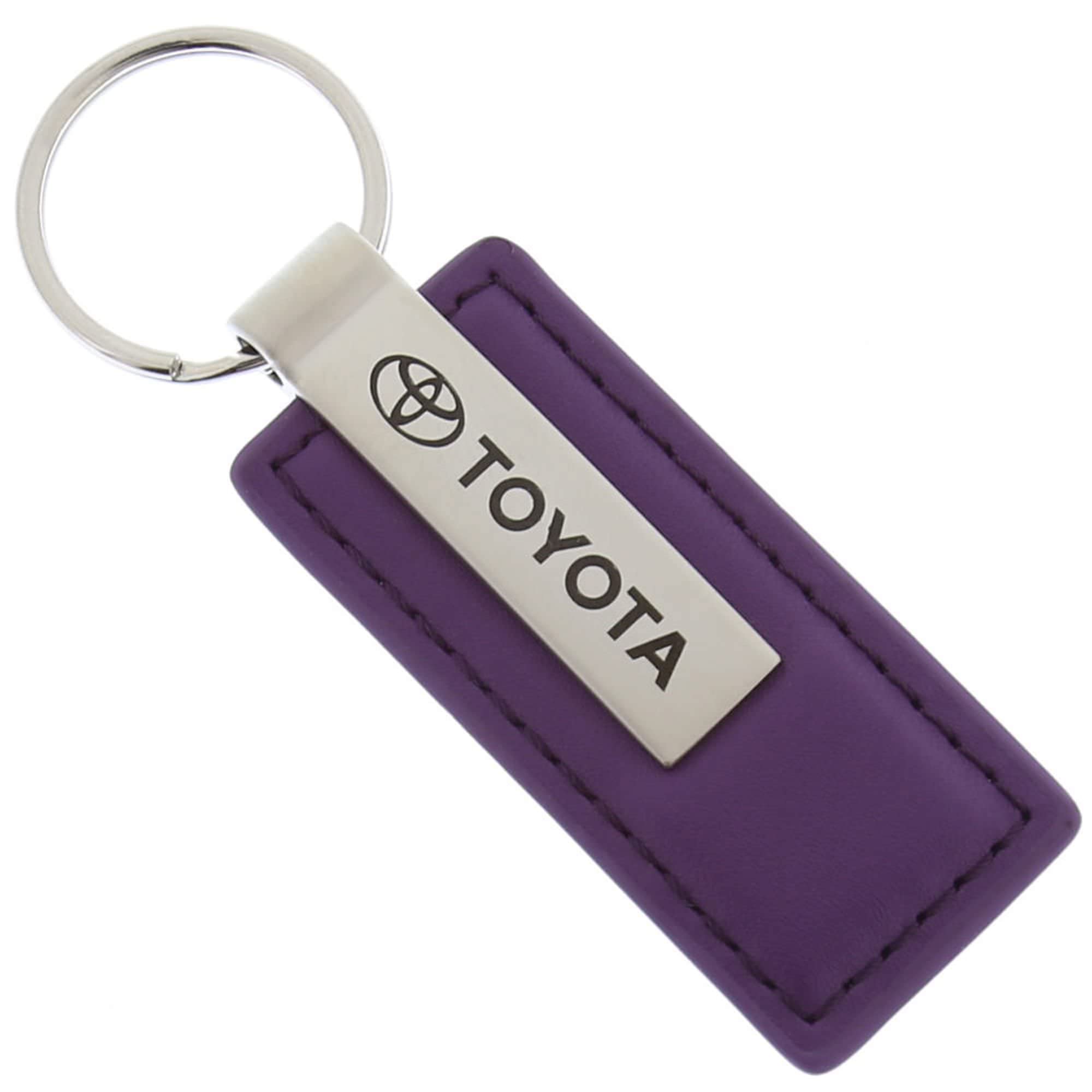 Au-TOMOTIVE GOLD Rectangular Leather Key chain for Toyota