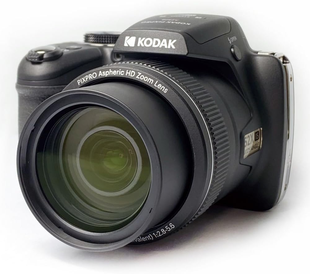 PIXPRO Astro Zoom AZ528-BK 16 MP Digital Camera with 52x Optical Zoom 24mm Wide Angle Lens 6 fps Burst Shooting 1080P Full HD Video Wi-Fi Connectivity and a 3" LCD Screen (Black)