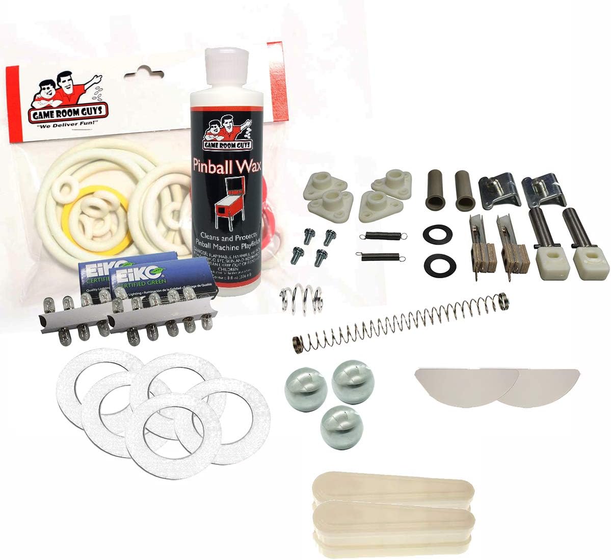 Game Room Guys 1978 Gottlieb Rock Star Pinball White Premium Maintenance Kit