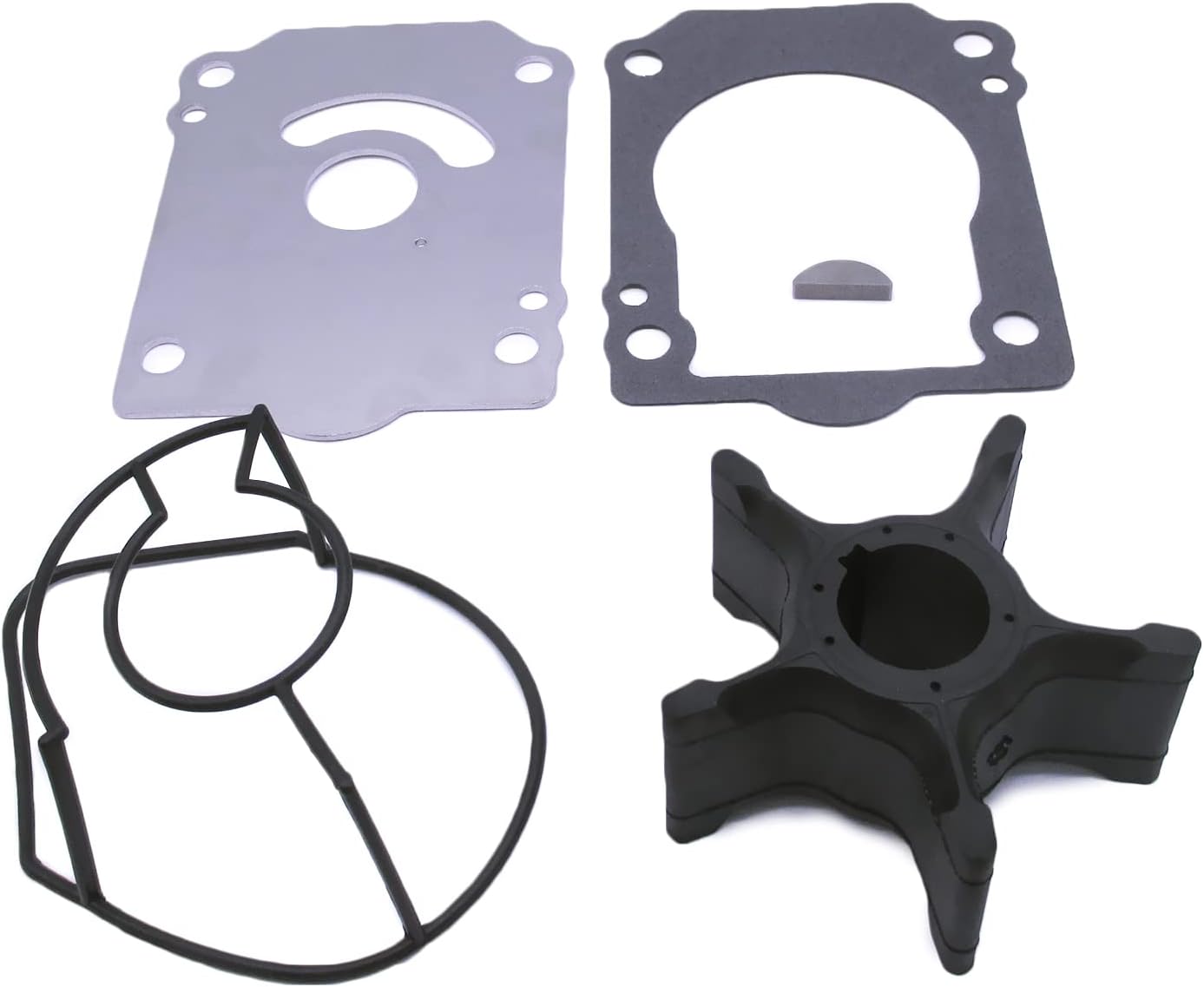 Boat Engine 17400-93J00/93J01/93J02/93J03/93J04 Water Pump Impeller Repair Kit for Suzuki Outboard Motor 200HP 225HP 250HP DF200 DF225 DF250 / 5035036 for Evinrude Johnson OMC BRP, fit Sierra 18-3264
