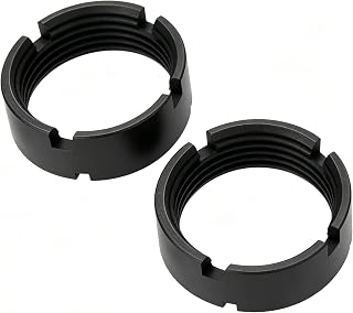 2 Pack Steel Castle Nut, 1-3/16 inch x 16 TPI (2, 1-3/16 inch x 16 TPI)