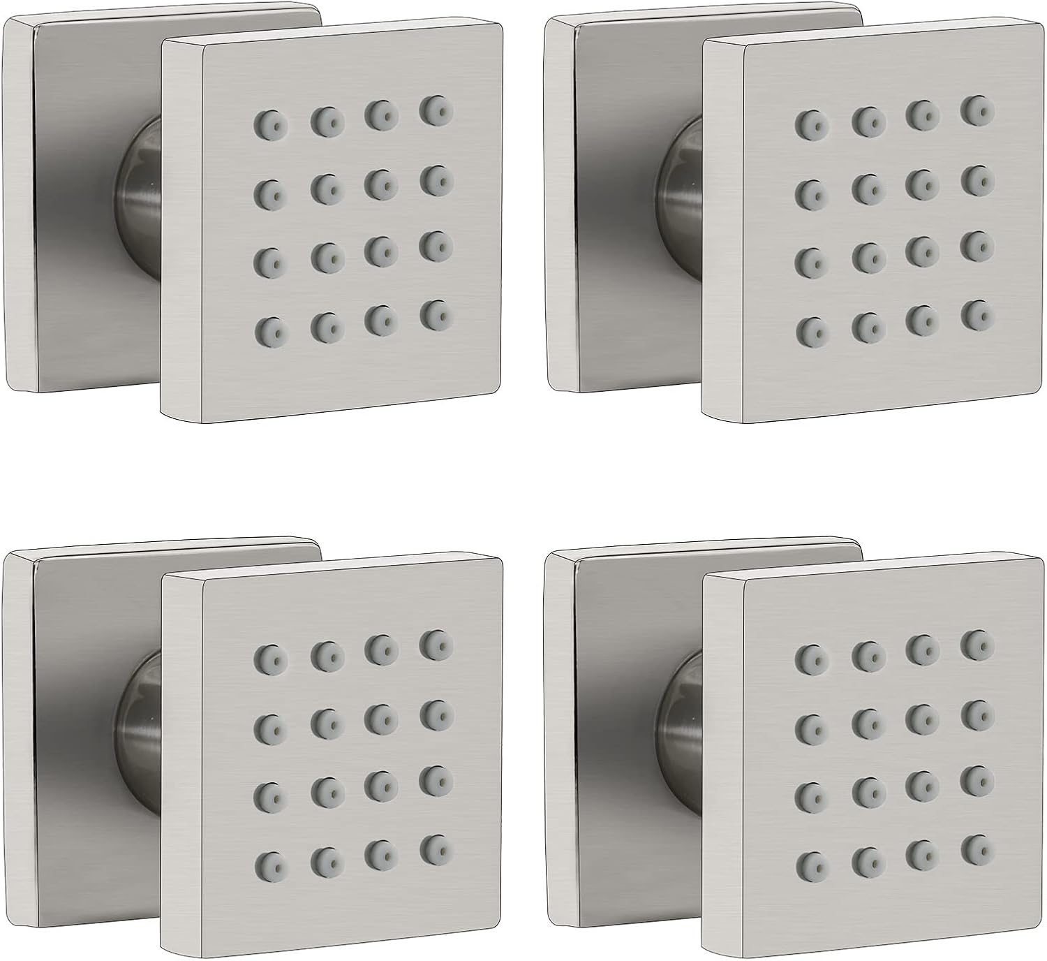 Lowcus Brass Shower Body Spray Jets, with Adjustable Ball Joint, NPT 1/