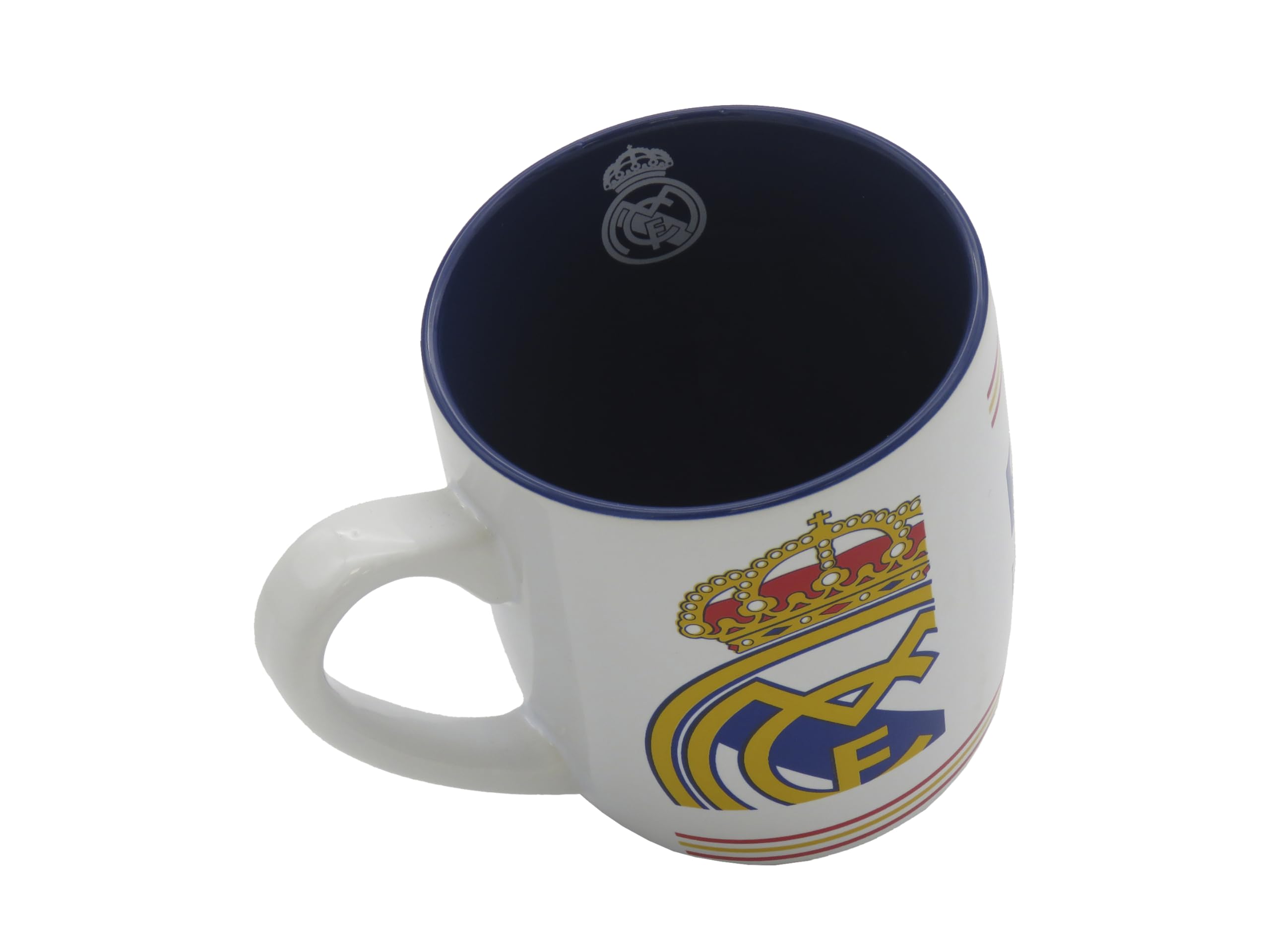 CYPBRANDS Real Madrid, Taza, Taza Cerámica, Menaje, Desayuno, Tazas Originales, Color Blanco, Producto Oficial — view 4