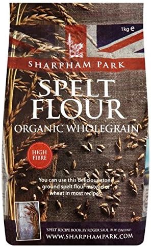 Sharpham Park Organic Wholegrain Spelt Flour 1kg