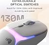 Glorious Oyun Modeli O3 Kablosuz Oyun Faresi - InfinitePlay Değiştirilebilir Pil Sistemi, 8k Yoklama, 130M Tıklama Optik Anahtarları, Ultralight 66g, 30K DPI Optik Sensör, RGB - Beyaz