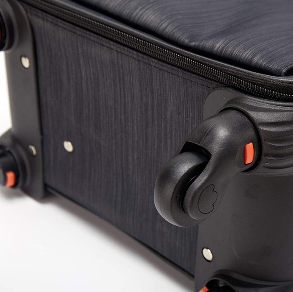 Estuche de Maquillaje Profesional Carro de Belleza de Viaje Carro de Cosméticos Grande para Peluqueros Tela Oxford impermeable Fácil de viajar() 36x22x46cm