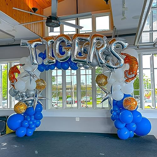 Image of Voircoloria 110pcs Royal Blue Balloons 12inch Blue Latex Party Balloons for Graduation, Wedding, Birthday, New Year, Baby Shower, Anniversary, Baseball, Nautical Party Decorations