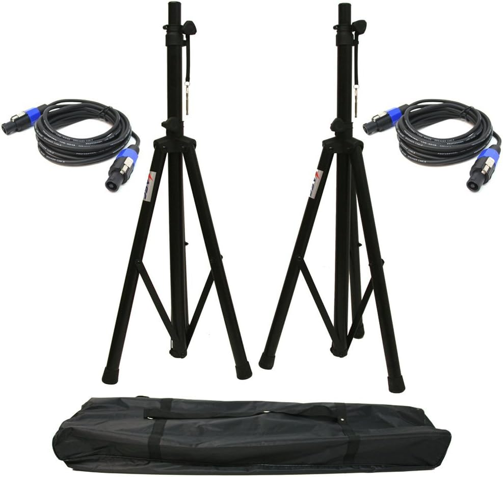 Pro Audio Speaker Stands Adjustable Height Tripod Martinique Ubuy