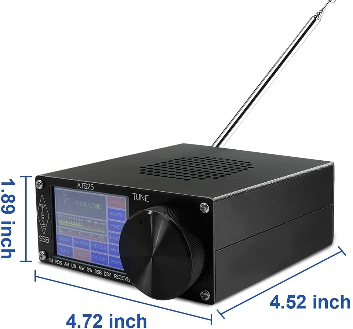 Amazon.co.jp: Si4732 受信機 ATS-25 オールバンドラジオ受信機,2.4  