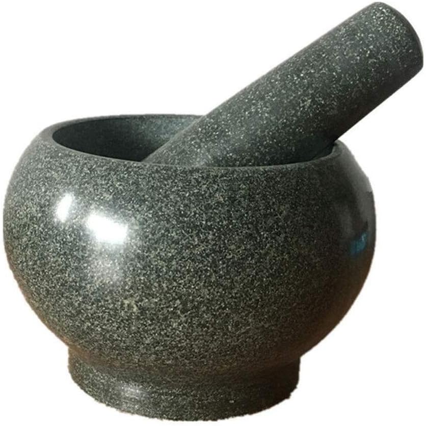 Mortar Pestle Set Mortar and Pestle Natural Bluestone Masher Mortar and Pestle Mortar & Pestle Natural Stone Mortar & Pestle Stone Grinder for, Seasonings, Pastes