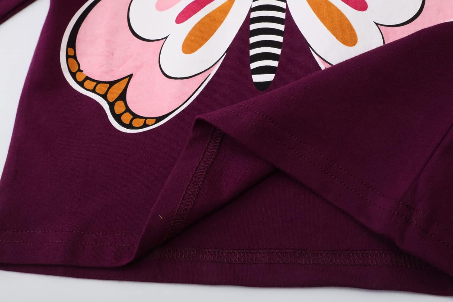 Girl Long Sleeve Shirts Christams Tops Tees Cotton Casual Stripe Crewneck Graphic Jersey Tunic T-Shirts 3 Packs Sets - Image 6