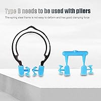 Vista 10 de Clip de matrices seccionales dentales, abrazaderas de matrices contorneadas seccionales de matriz dental, anillos de clip de resorte resistentes a