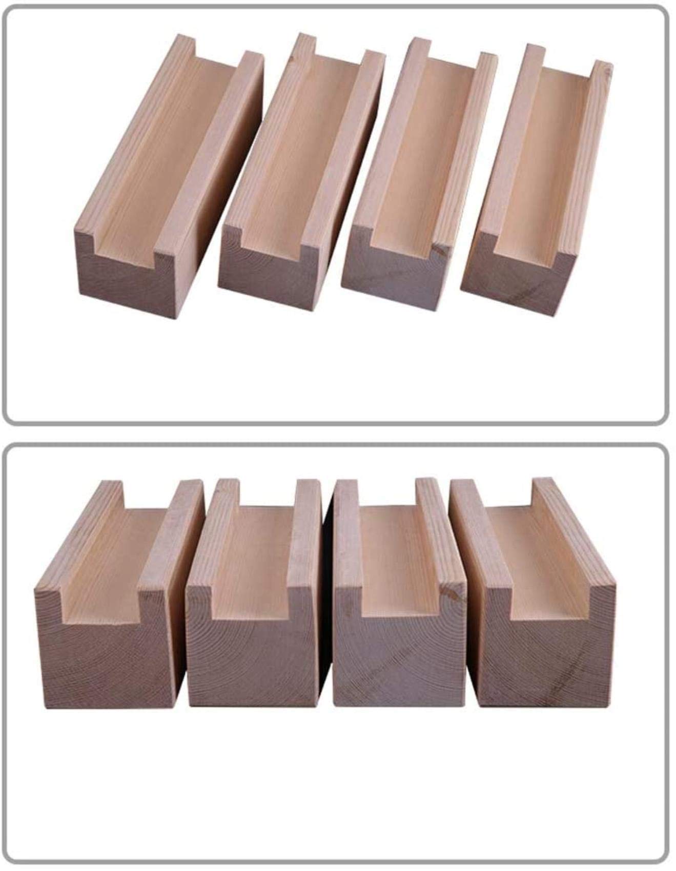 Lot De 4 Rehausseurs De Meubles,Rehausseur Pieds De Lit,Rehausseur Meuble Bois,Augmentez La Hauteur De 3 Cm,iamètre Intérieur De La Rainure 2.5 Cm,Pour Fauteuil, Table De Nuit, Armoire,lits