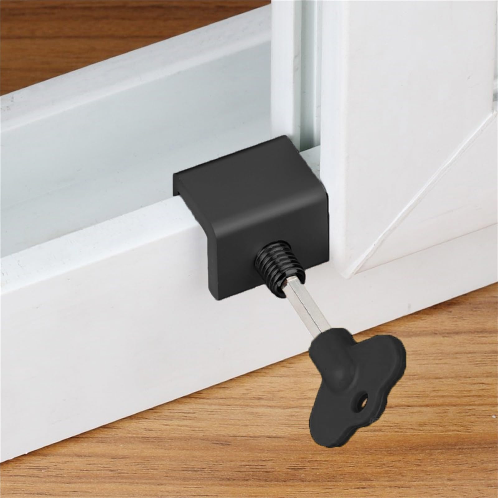 5/8/10Pcs Window Sliding Door Lock Sash Stopper Cabinet Locks Straps Doors Security Anti-theft Safety Für Zuhause(Single hole yellow,5pcs)