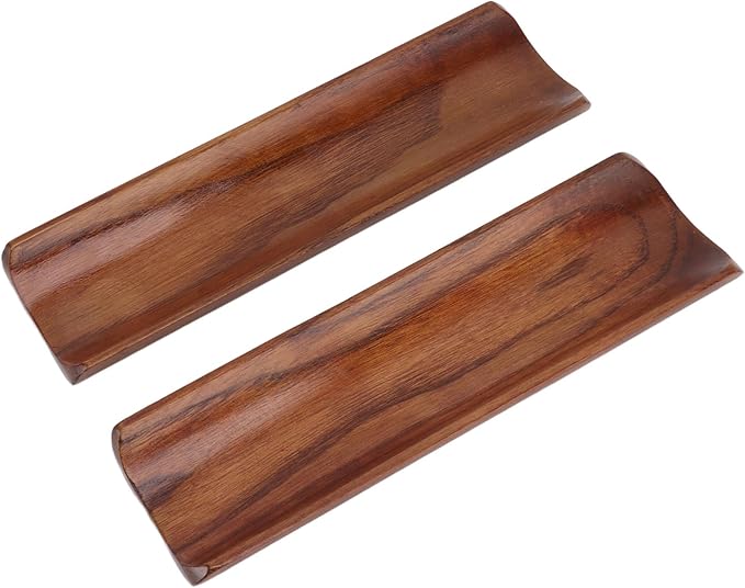 2 Platos de Sushi de Madera Sólida 18.2x5.3cm miniatura 6